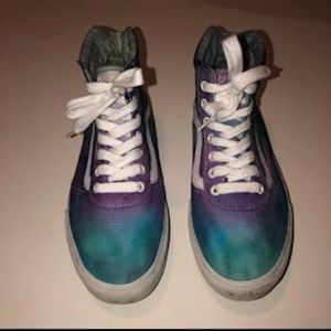 Vans tie dyed.